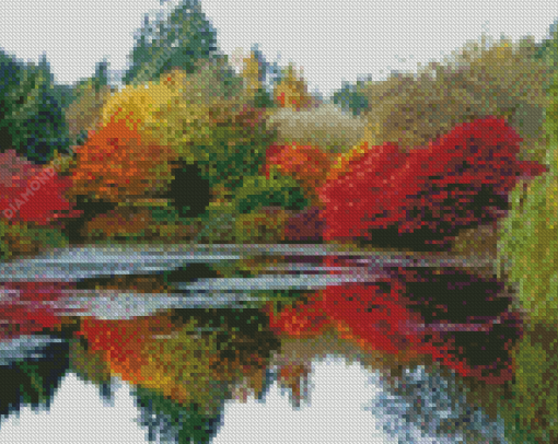 Autumn Colours at VanDusen Botanical Garden Diamond Painting