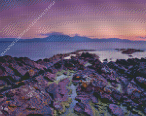 Ayrshire Coast Rocks Diamond Painting