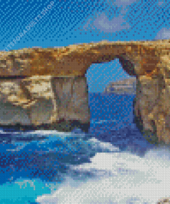 Azure Window Malta Diamond Painting