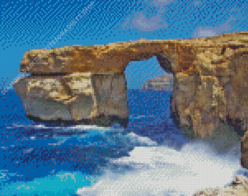 Azure Window Malta Diamond Painting