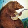 Bear Playing Mandolin Diamond Painting