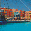 Beautiful Buildings in Hurghada Diamond Painting