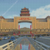 Beijing West Railway Station China Diamond Painting