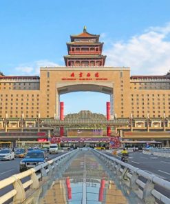 Beijing West Railway Station China Diamond Painting