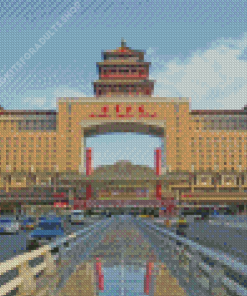 Beijing West Railway Station China Diamond Painting