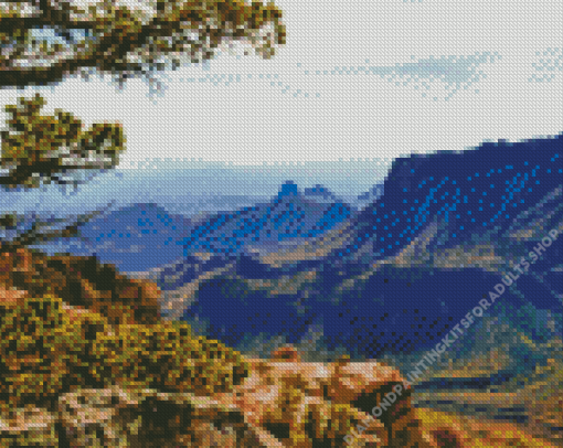 Big Bend National Park Landscape Diamond Painting