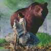 Big Bear And Girl Diamond Painting