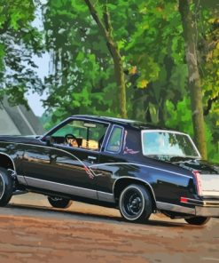 Black 1984 Cutlass Supreme Diamond Painting