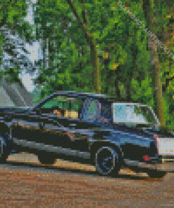 Black 1984 Cutlass Supreme Diamond Painting