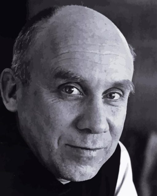 Black And White Thomas Merton Diamond Painting