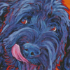 Black Labradoodle Art Diamond Painting