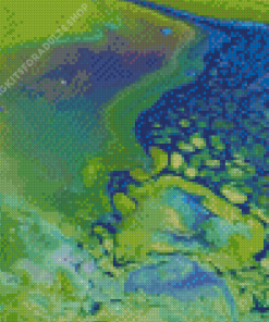 Blue Green Algae River Diamond Painting