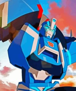 Blurr Transformers Rescuebots Diamond Painting