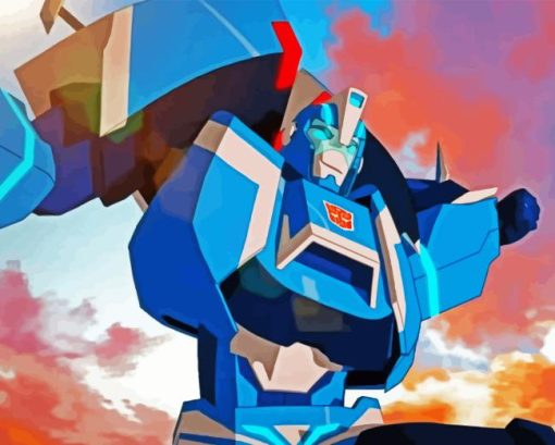 Blurr Transformers Rescuebots Diamond Painting