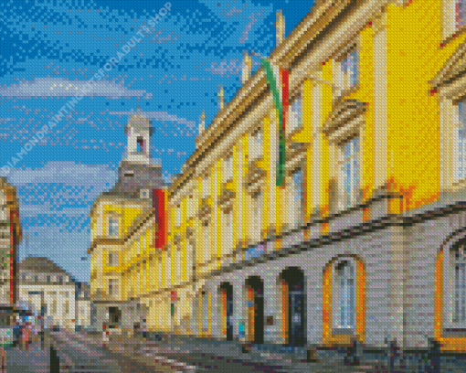 Bonn City Buildings Diamond Painting