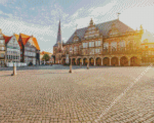 Bremen City Hall Diamond Painting