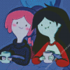 Bubblegum and Marceline Diamond Painting