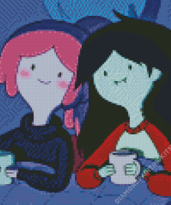 Bubblegum and Marceline Diamond Painting