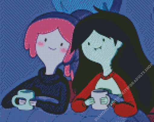 Bubblegum and Marceline Diamond Painting