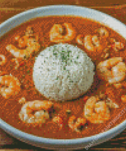 Cajun Food Soup Diamond Painting