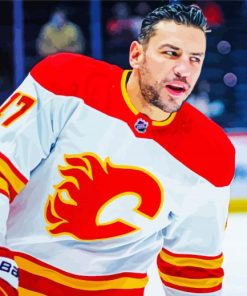 Calgary flames Ice Hockey Team Player Diamond Painting