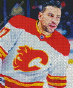 Calgary flames Ice Hockey Team Player Diamond Painting