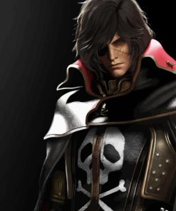 Captain Harlock Anime Character Diamond Painting