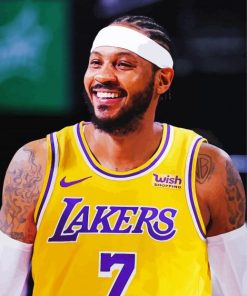 Carmelo Anthony Lakers Basketball Player Diamond Painting