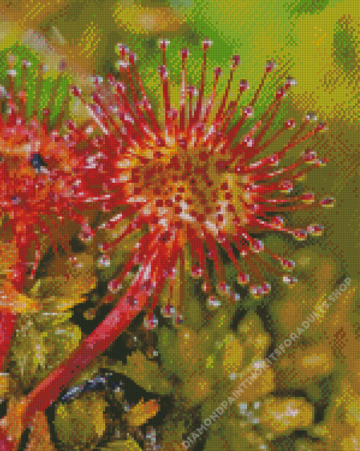 Carnivorous Sundew Plant Diamond Painting