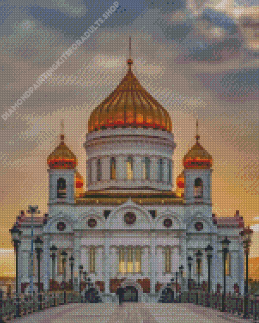 Cathedral of Christ the Saviour Russia Diamond Painting