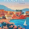 Cephalonia Greece Poster Diamond Painting