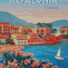 Cephalonia Greece Poster Diamond Painting