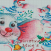 Christmas Mice Art Diamond Painting