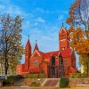 Church of Saints Simon and Helena Minsk Diamond Painting