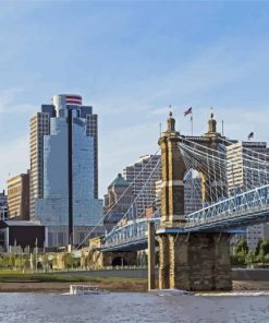 Cincinnati Buildings Diamond Painting