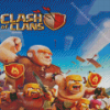 Clash Of Clans Characters Diamond Painting