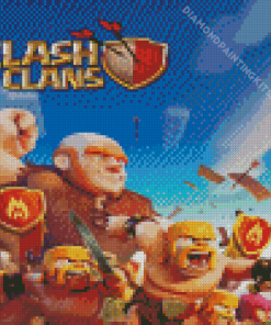 Clash Of Clans Characters Diamond Painting