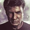 Close Up Nathan Fillion Diamond Painting