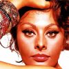 Close Up Sophia Loren Diamond Painting