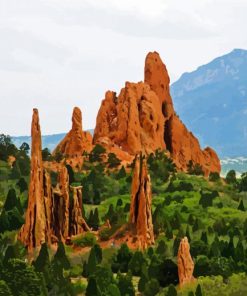 Colorado Garden of The Gods Diamond Painting