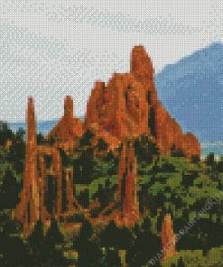 Colorado Garden of The Gods Diamond Painting