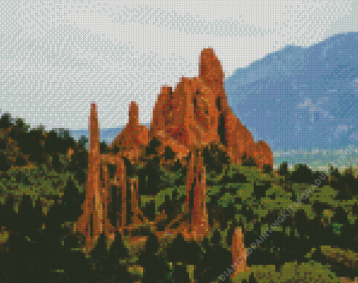 Colorado Garden of The Gods Diamond Painting