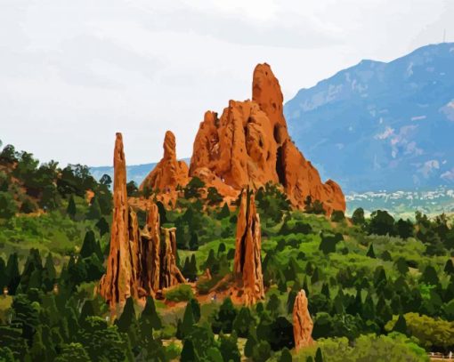 Colorado Garden of The Gods Diamond Painting