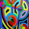 Colorful Abstract Geometric Art Diamond Painting