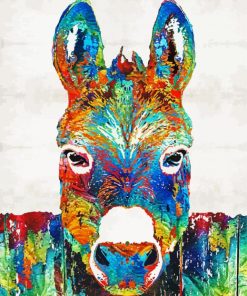 Colorful Donkey Diamond Painting