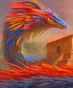 Colorful Dragon Diamond Painting