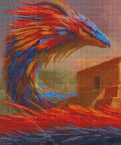 Colorful Dragon Diamond Painting