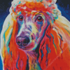 Colorful Poodle Abstract Diamond Painting