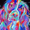 Colorful Springer Spaniel Dog Diamond Painting