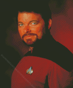 Commander William T Riker Diamond Painting